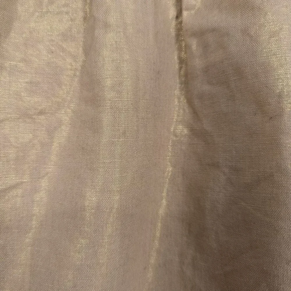 Anthropologie Edme & Esyllte Gilded Lily Tiered Skirt 0 Gold Shimmer Lined Slit